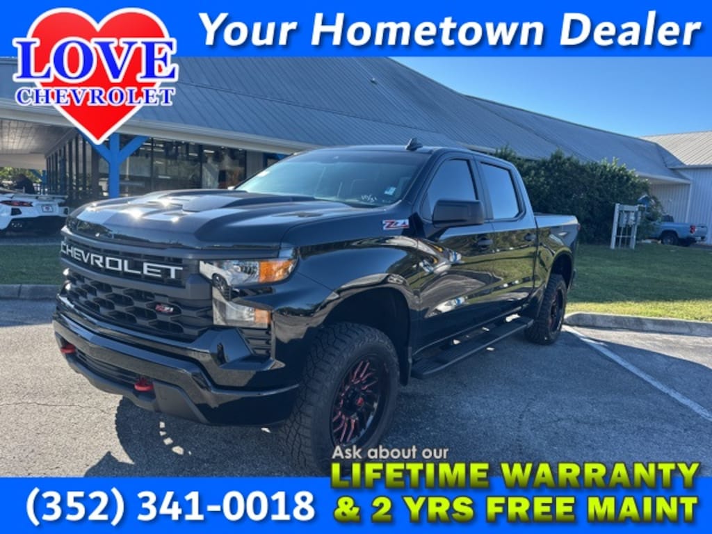 Used 2023 Chevrolet Silverado 1500 Custom Trail Boss Truck Crew Cab