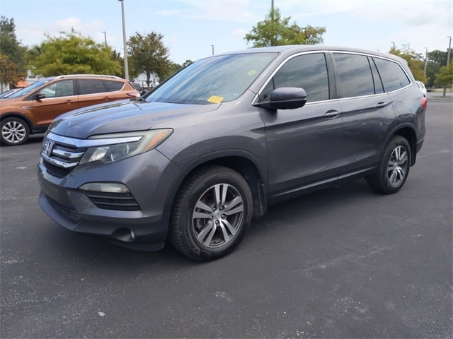 Used 2017 Honda Pilot EX-L with VIN 5FNYF6H56HB065789 for sale in Homosassa, FL