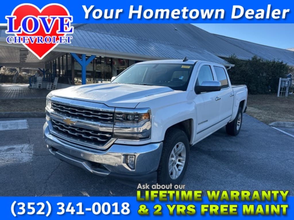 Used 2018 Chevrolet Silverado 1500 LTZ Truck Crew Cab