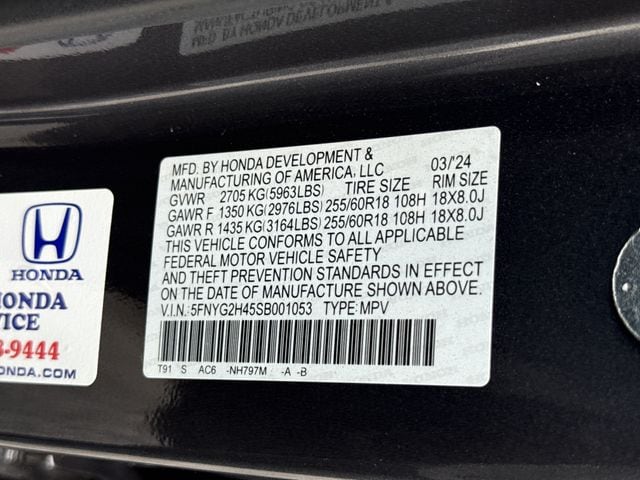 2025 Honda Pilot EX-L - Photo 43