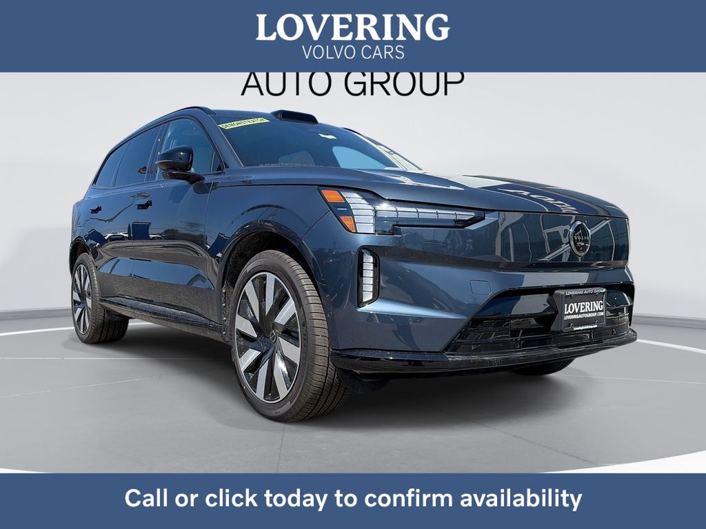 Denim Blue 2025 Volvo EX90 Twin Performance Plus 6-Passenger eAWD SUV / Crossover All-Wheel Drive 1-Speed Automatic