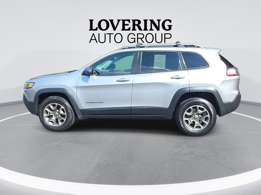 Used 2021 Jeep Cherokee Trailhawk with VIN 1C4PJMBX0MD186103 for sale in Meredith, NH