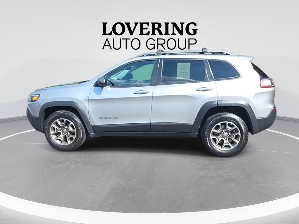 Used 2021 Jeep Cherokee Trailhawk with VIN 1C4PJMBX0MD186103 for sale in Meredith, NH