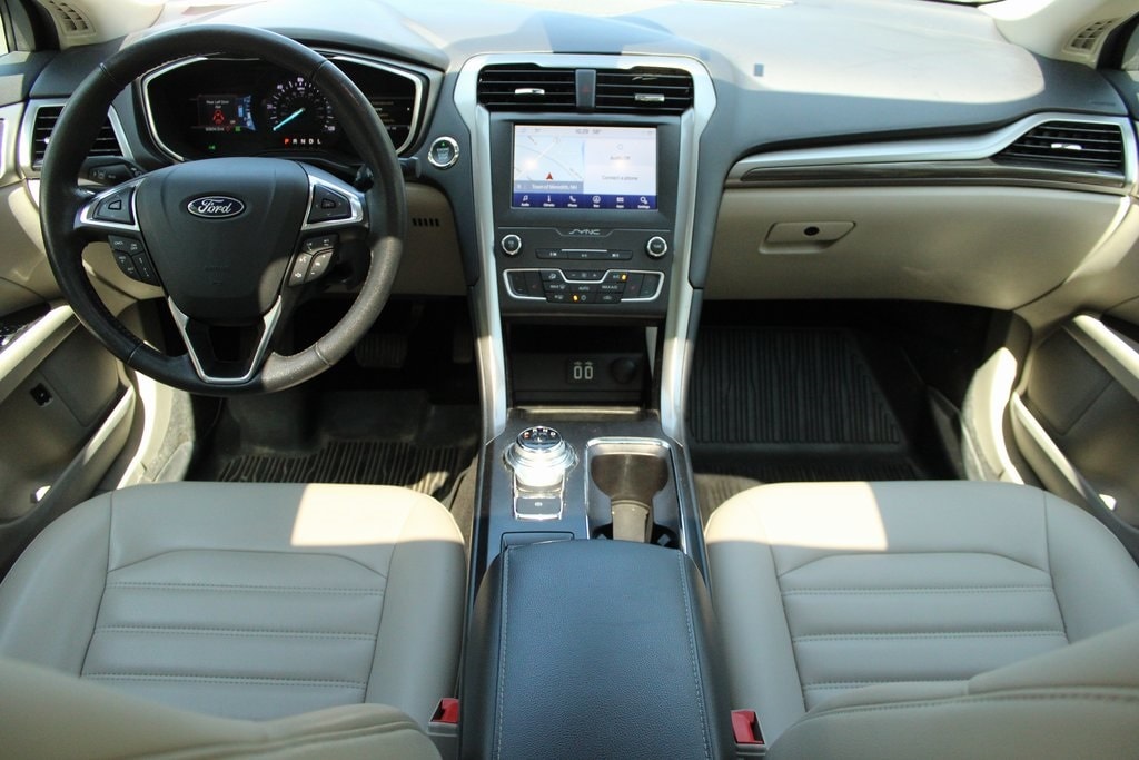 Used 2019 Ford Fusion Hybrid SEL with VIN 3FA6P0MU6KR100857 for sale in Meredith, NH