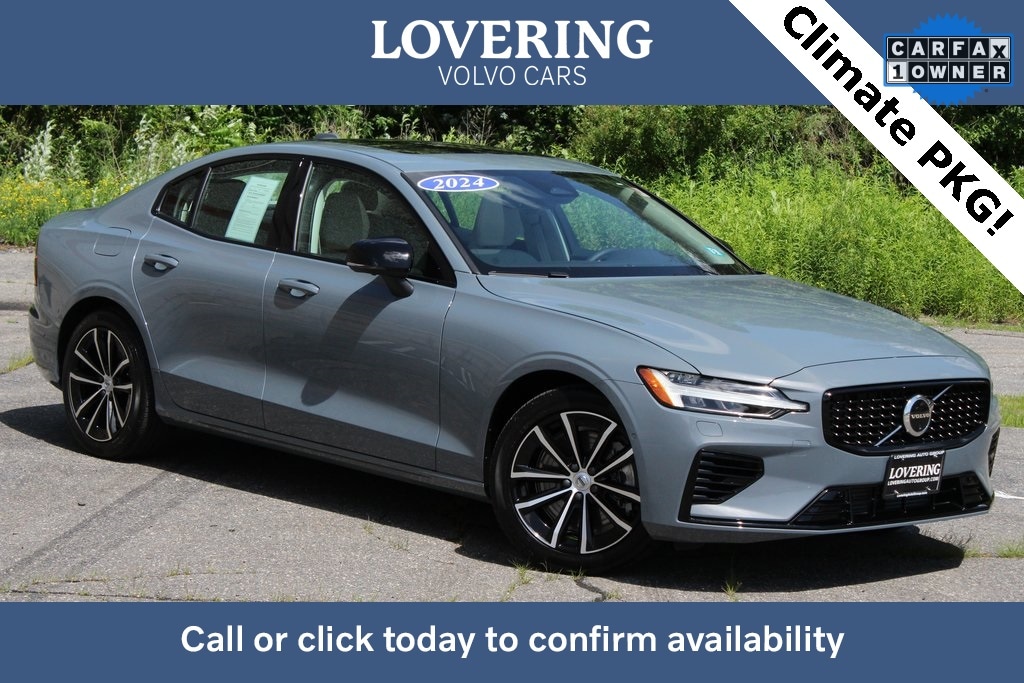 Certified 2024 Volvo S60 Recharge Plug-In Hybrid T8 Plus Dark Theme Sedan