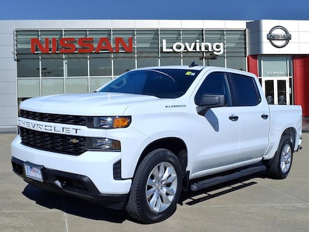 Featured Pre Owned 2022 Chevrolet Silverado 1500 LTD Custom Truck Crew Cab for sale near you in Lufkin, TX
