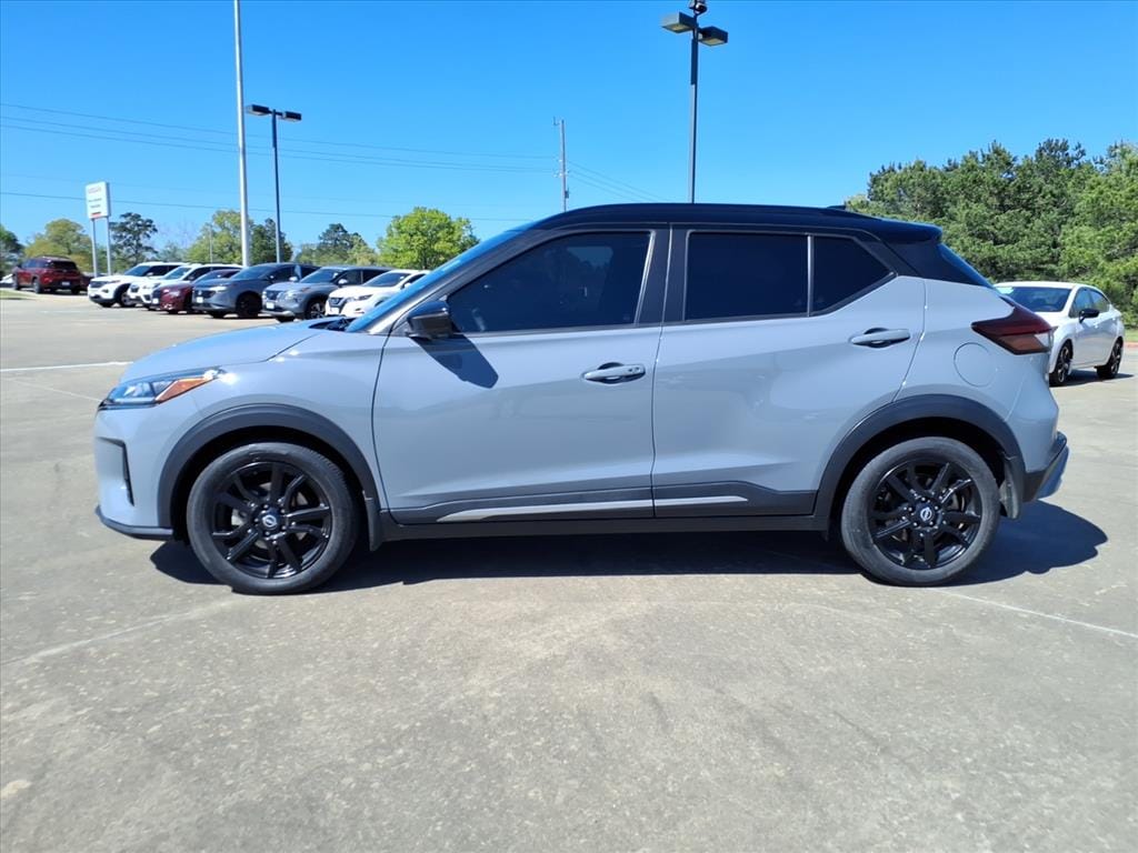 Used 2023 Nissan Kicks SR with VIN 3N1CP5DV0PL570141 for sale in Lufkin, TX