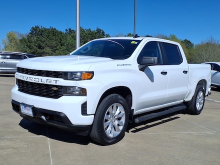 Featured Pre Owned 2022 Chevrolet Silverado 1500 LTD Custom Truck Crew Cab for sale near you in Lufkin, TX