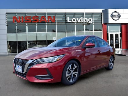 Featured Pre Owned 2020 Nissan Sentra SV Sedan for sale near you in Lufkin, TX
