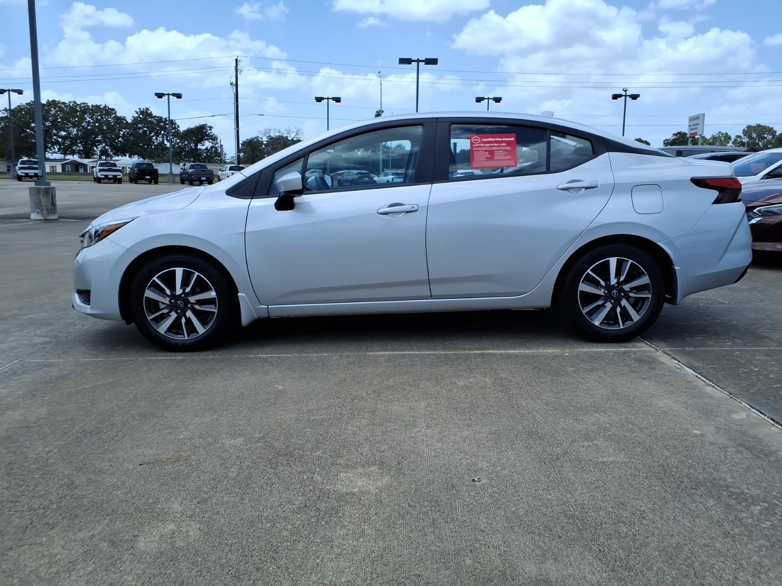 Certified 2025 Nissan Versa Sedan SV with VIN 3N1CN8EV4SL878119 for sale in Lufkin, TX
