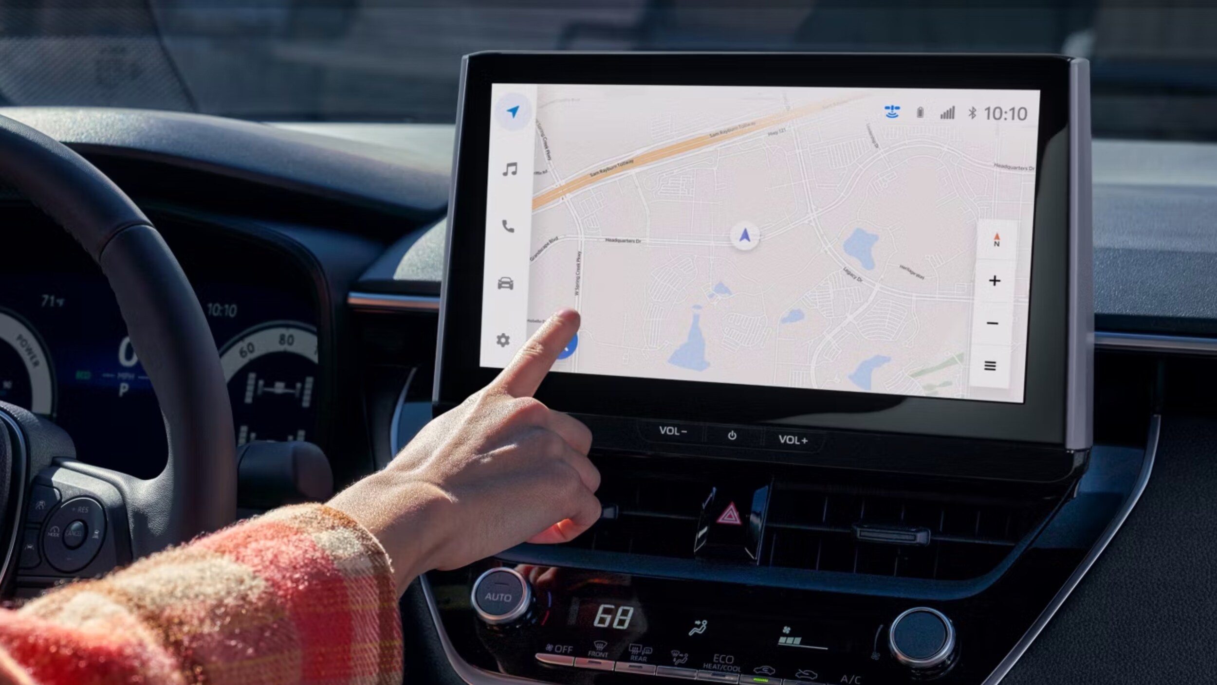 Interior of new 2026 Toyota Corolla for sale near Rusk, TX