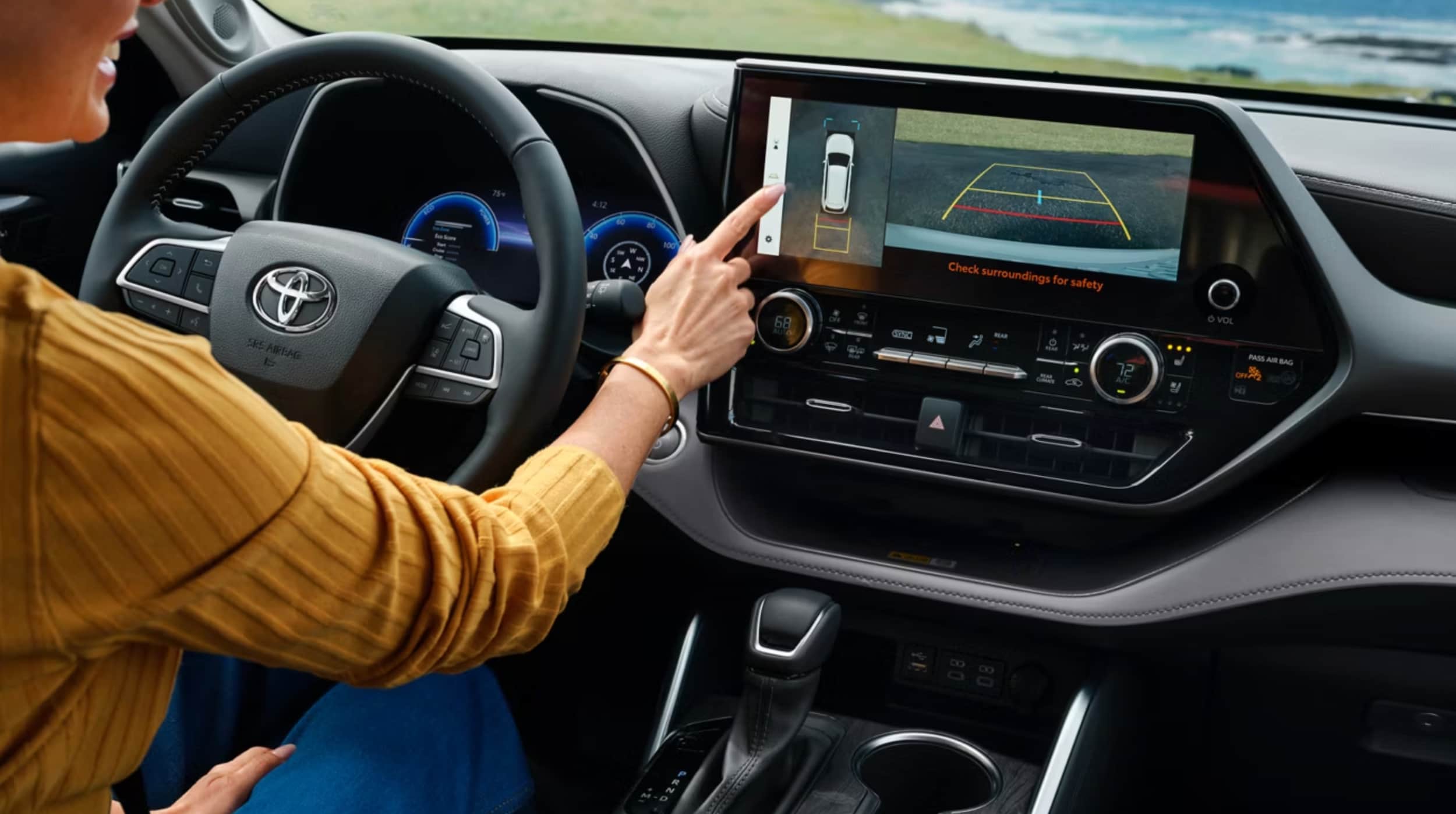 interior of 2026 Toyota Highlander For Sale near Nacogdoches, TX