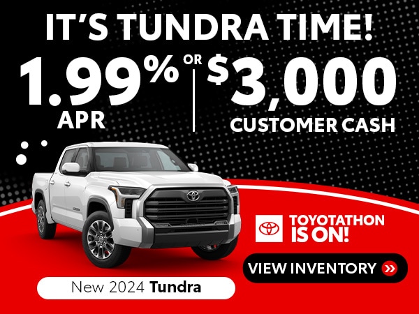 New 2024 Tundra at Loving Toyota's Black Friday Deals in Lufkin, TX