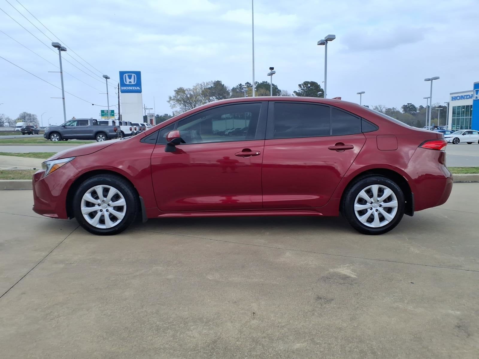 Certified 2023 Toyota Corolla LE with VIN JTDBCMFE2PJ000838 for sale in Lufkin, TX
