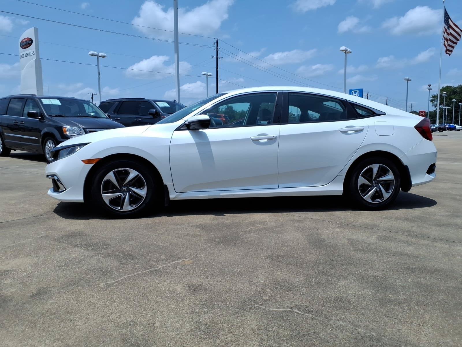 Used 2020 Honda Civic LX with VIN 19XFC2F67LE006706 for sale in Lufkin, TX