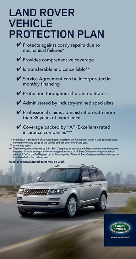 Land Rover Vehicle Protection Plan