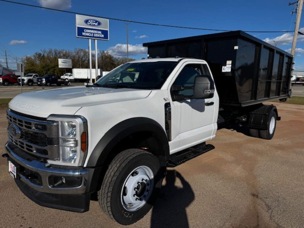 New 2025 Ford F-600 XL 14' Dumpster on Switch & Go Dump Truck