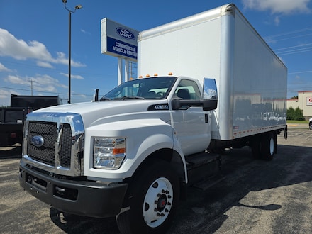 2021 Ford F-650 Gas 24' DRY FREIGHT VAN Truck Regular Cab