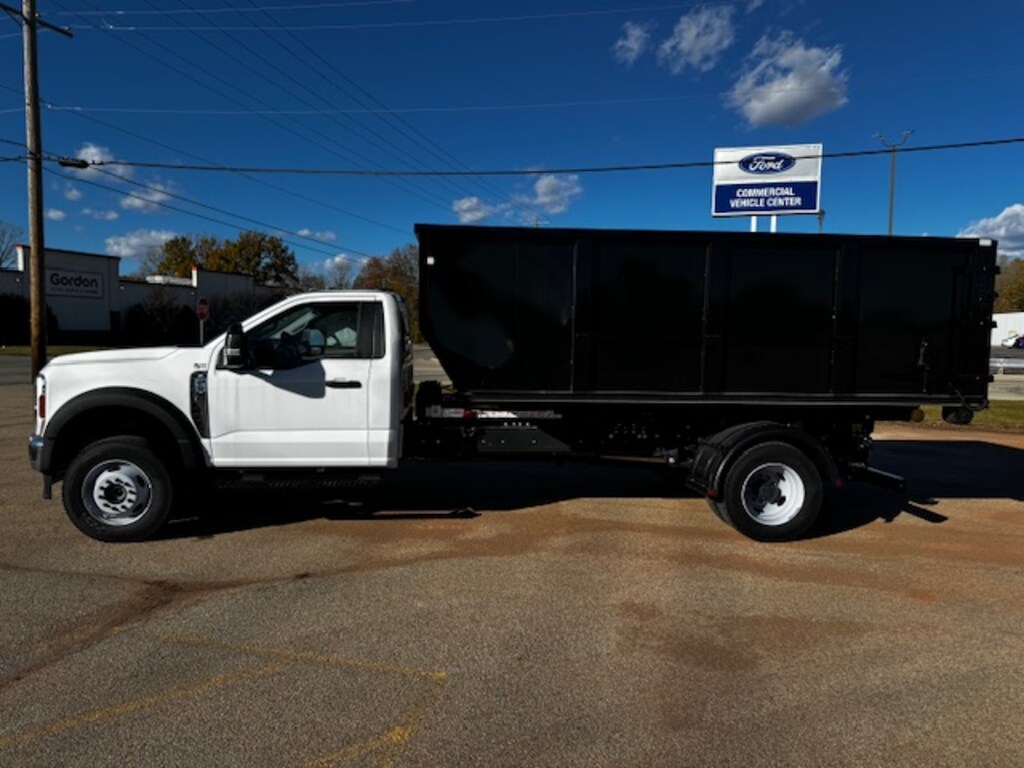New 2025 Ford F-600 XL 14' Dumpster on Switch & Go Dump Truck