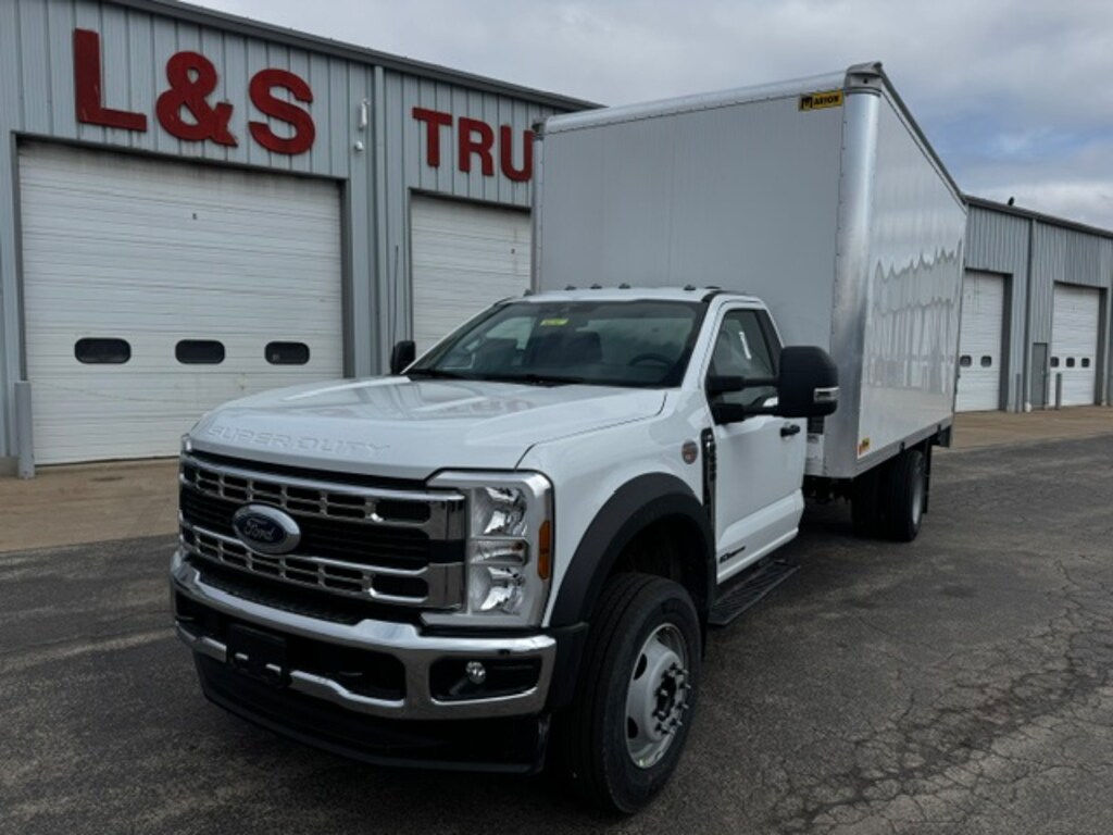 New 2026 Ford 16' Dry Van with Liftgate F-600 XL DRY VAN