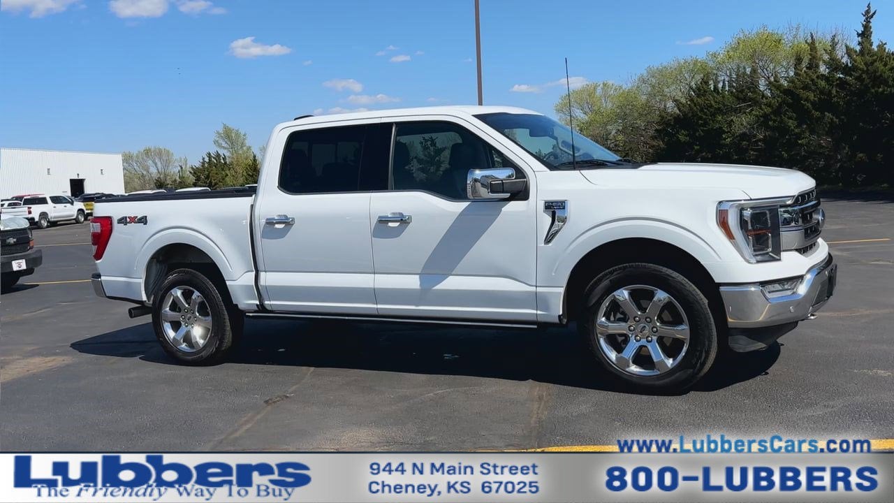 Used 2023 Ford F-150 Lariat with VIN 1FTEW1EP7PFB57628 for sale in Cheney, KS