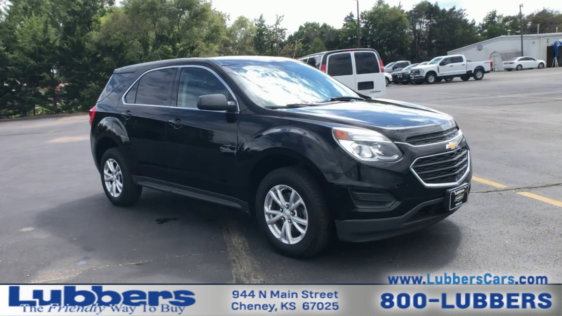 Used 2017 Chevrolet Equinox LS with VIN 2GNFLEEK1H6331351 for sale in Cheney, KS