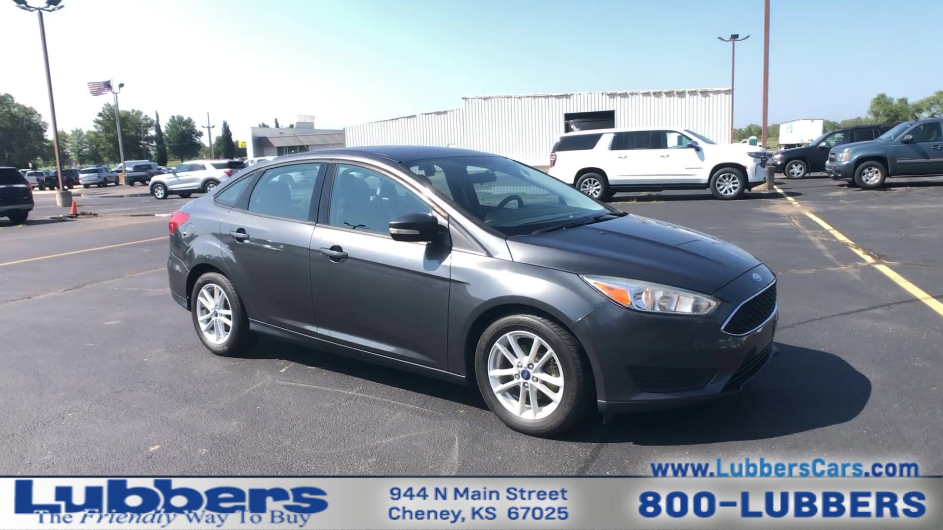 Used 2017 Ford Focus SE with VIN 1FADP3F27HL320097 for sale in Cheney, KS