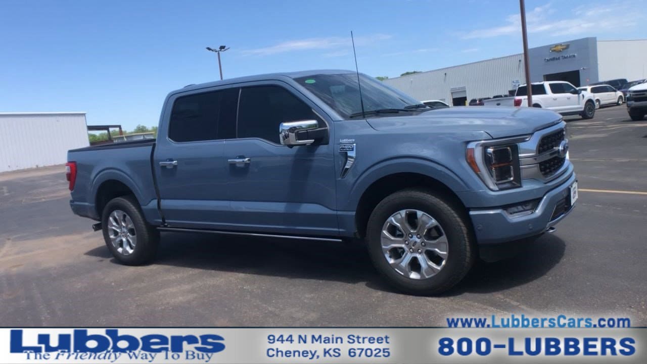 Used 2023 Ford F-150 Platinum with VIN 1FTFW1E83PFB77355 for sale in Cheney, KS