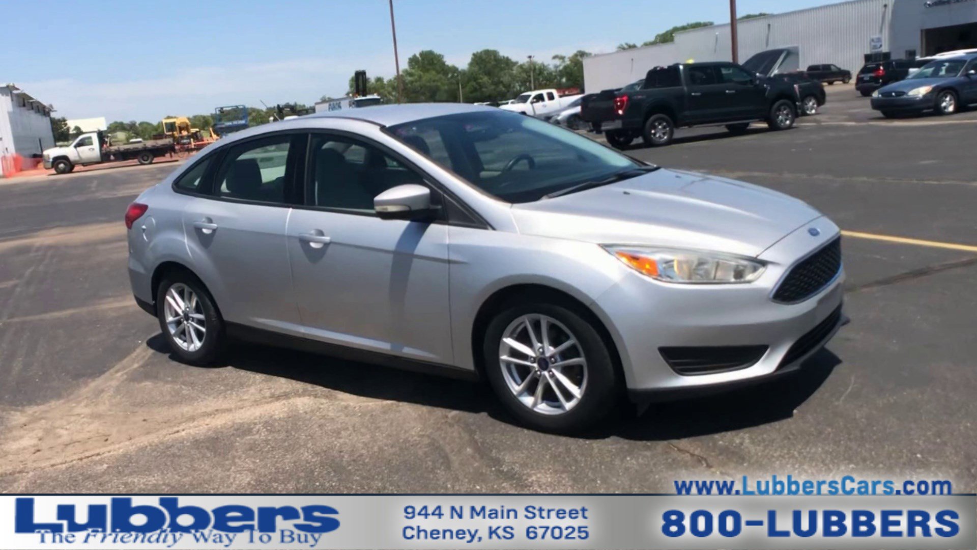 Used 2015 Ford Focus SE with VIN 1FADP3F23FL343776 for sale in Cheney, KS