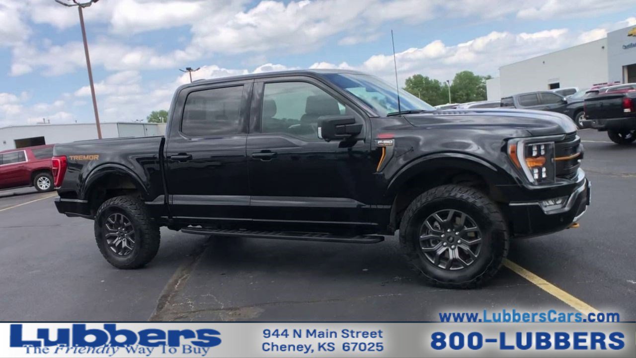 Used 2023 Ford F-150 Tremor with VIN 1FTEW1E88PFA01591 for sale in Cheney, KS