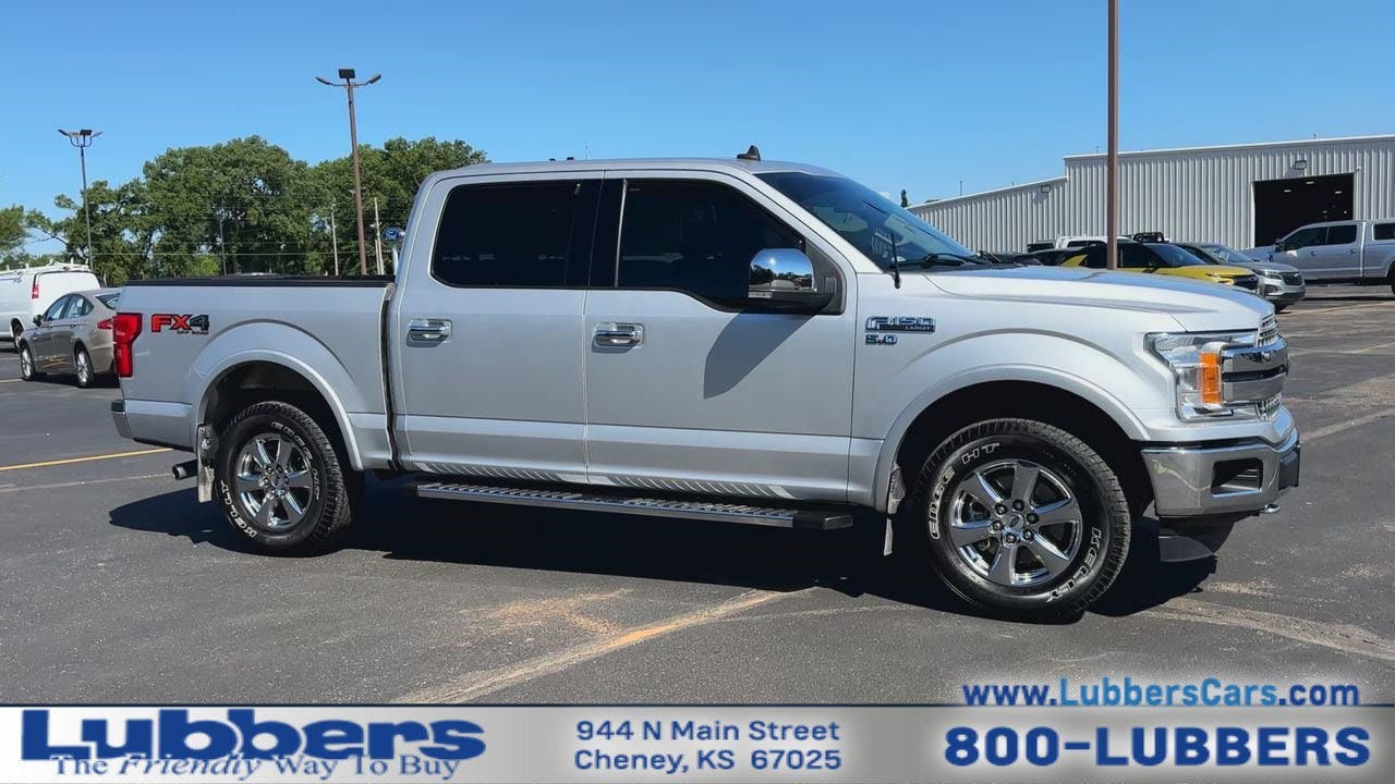 Used 2019 Ford F-150 Lariat with VIN 1FTEW1E50KKC20664 for sale in Cheney, KS