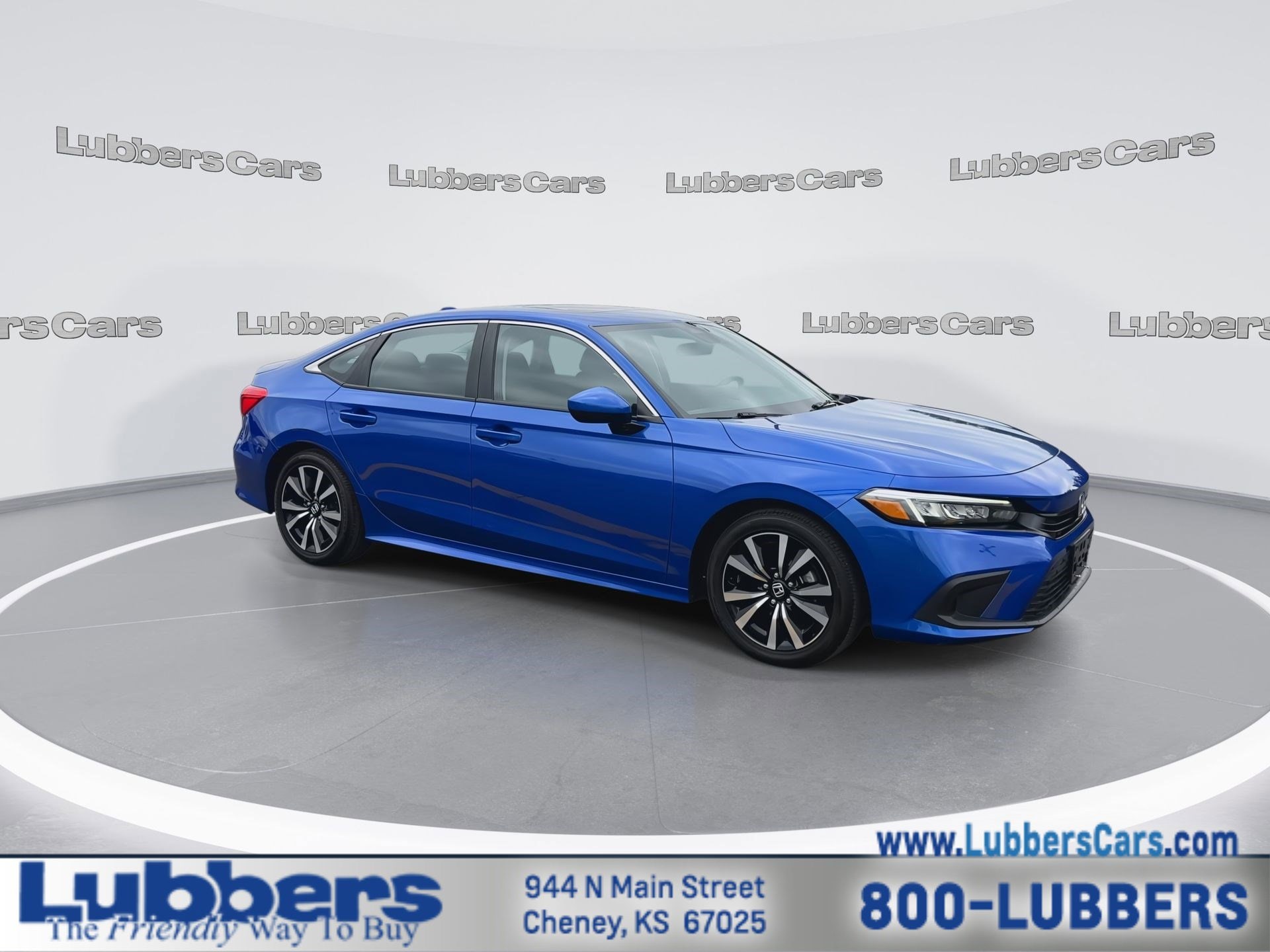 Used 2023 Honda Civic EX with VIN 2HGFE1F79PH314596 for sale in Cheney, KS