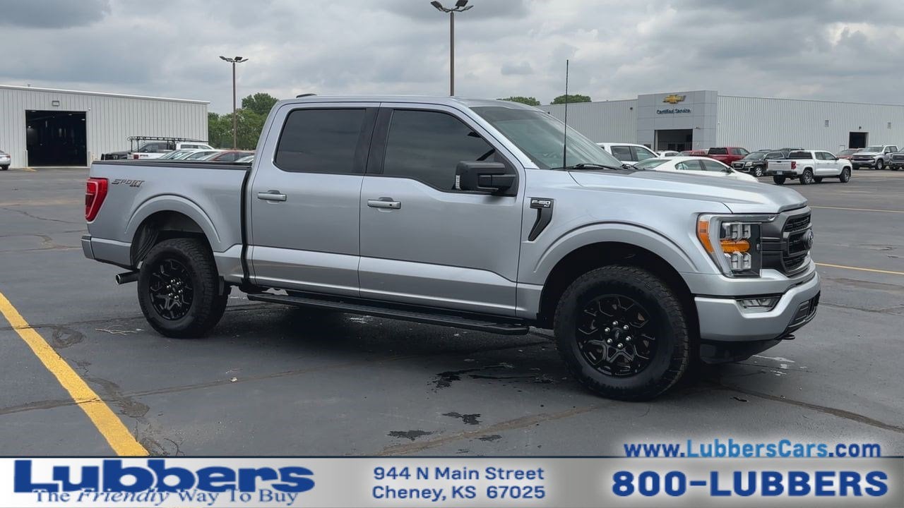 Used 2022 Ford F-150 XLT with VIN 1FTFW1E84NFC00297 for sale in Cheney, KS