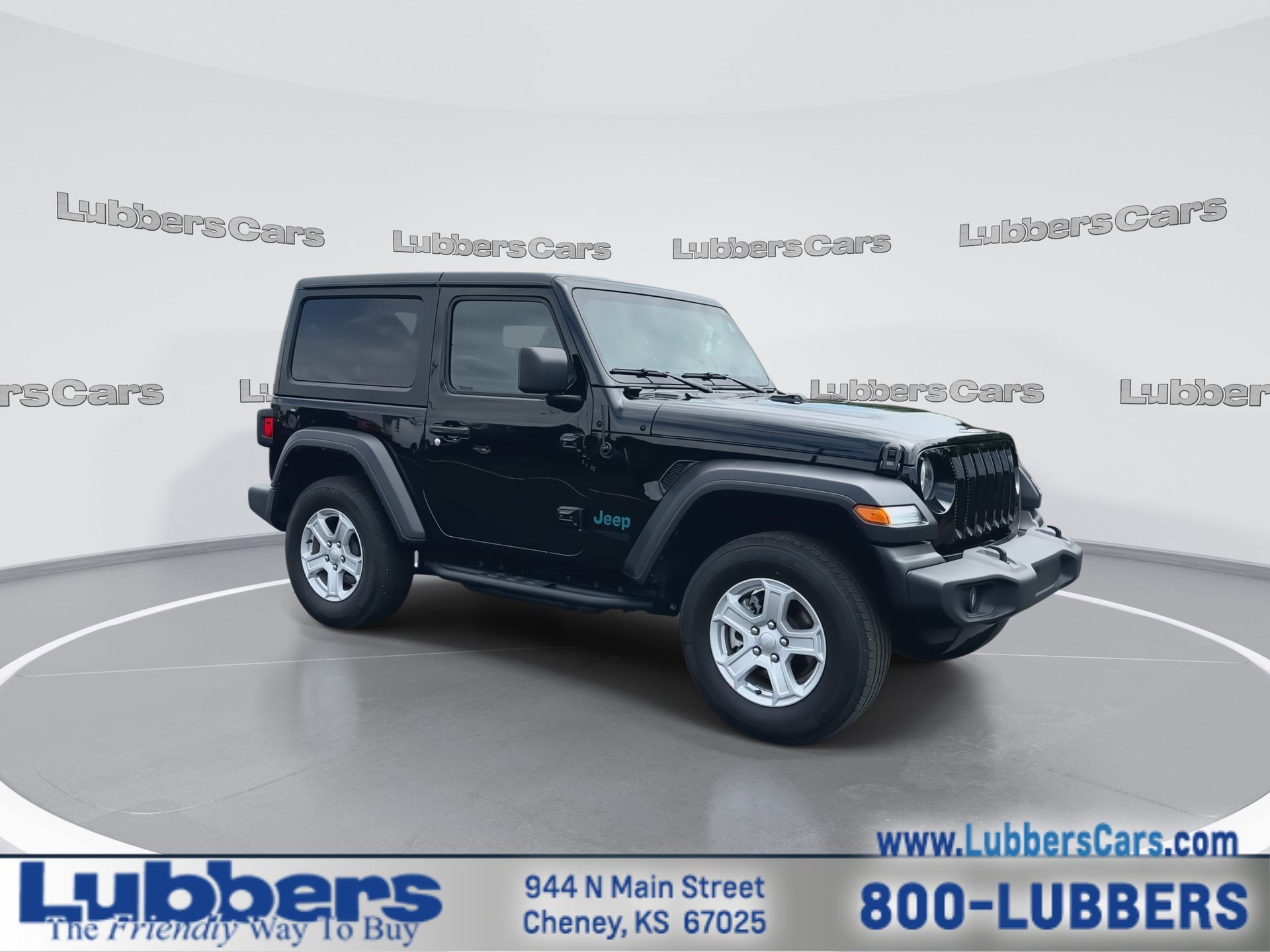 Used 2021 Jeep Wrangler Sport S with VIN 1C4GJXAN3MW765138 for sale in Cheney, KS