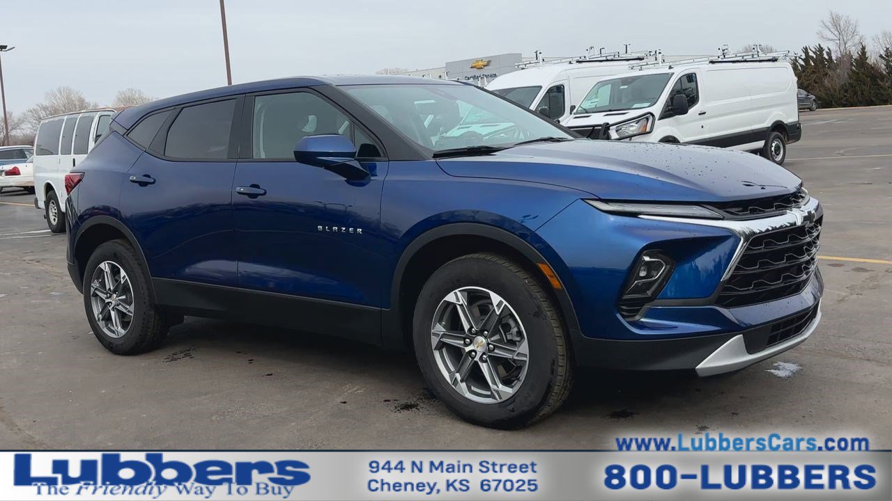 Used 2023 Chevrolet Blazer 2LT with VIN 3GNKBHR40PS153446 for sale in Cheney, KS
