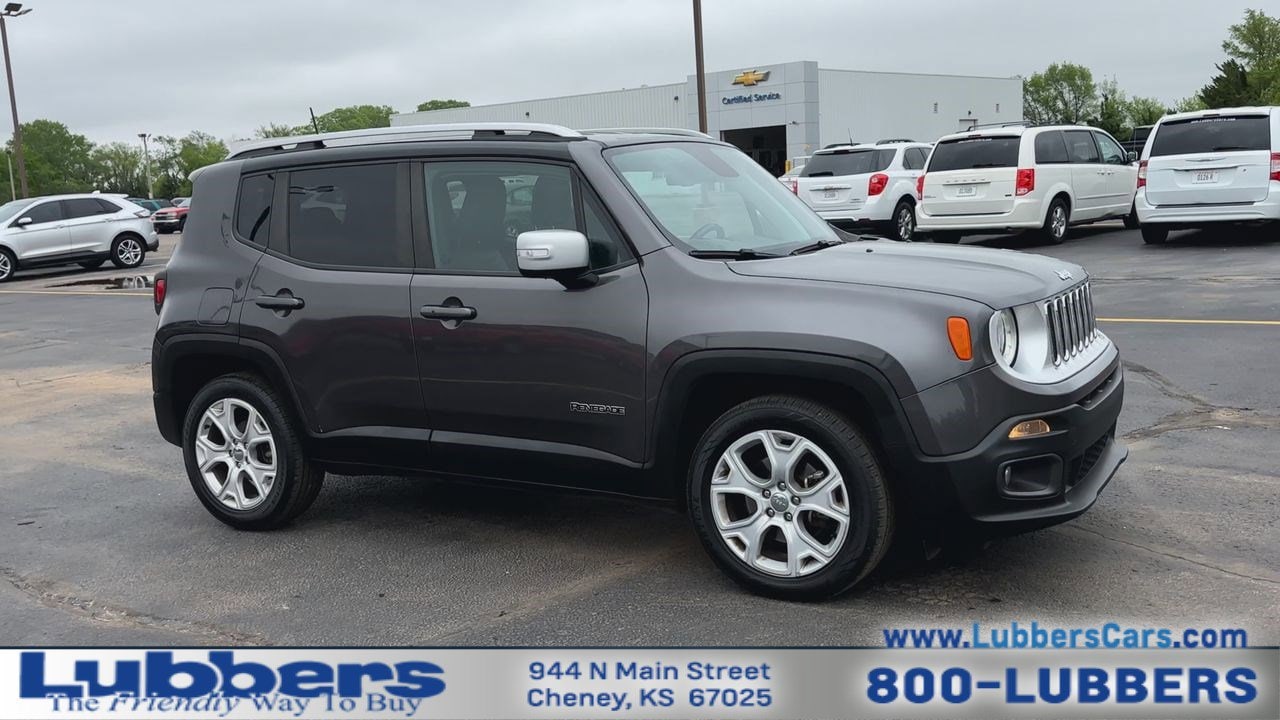 Used 2018 Jeep Renegade Limited with VIN ZACCJADB0JPJ11037 for sale in Cheney, KS