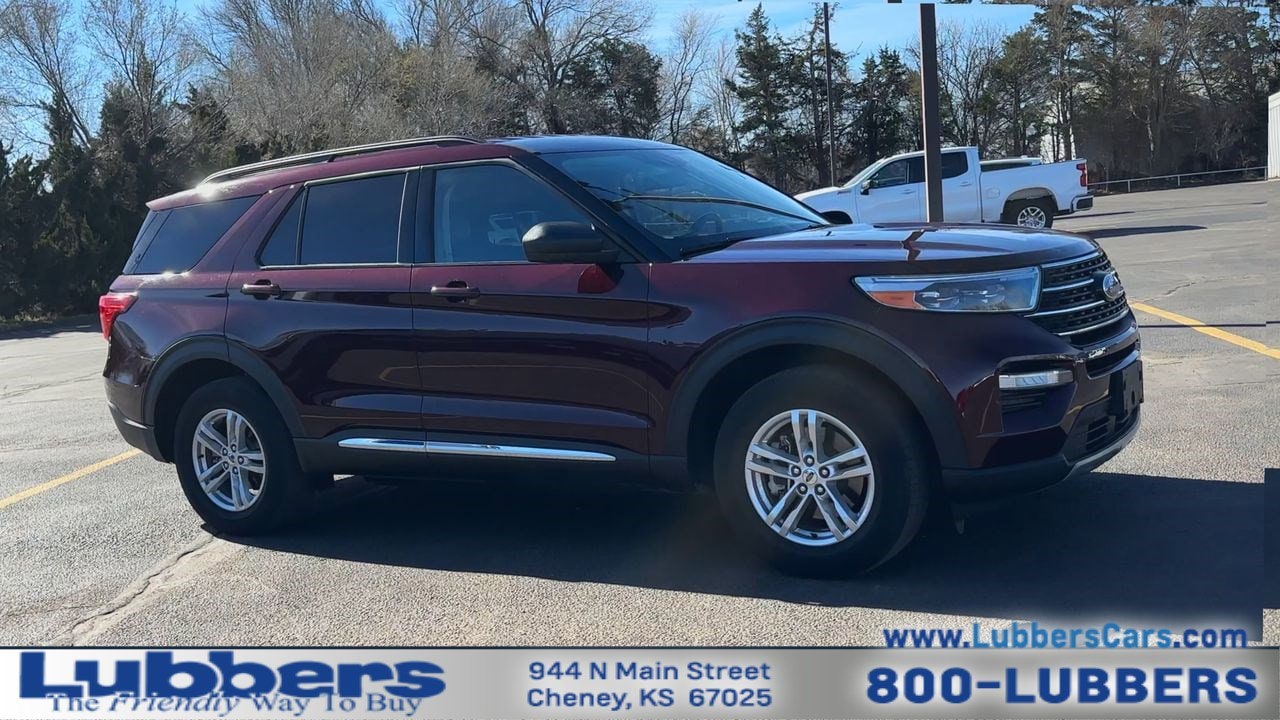 Used 2022 Ford Explorer XLT with VIN 1FMSK8DH4NGA33952 for sale in Cheney, KS