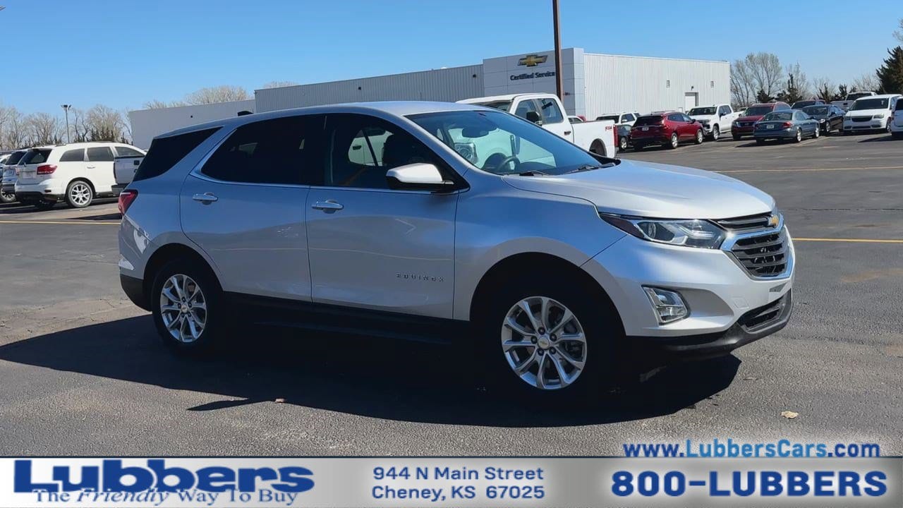 Used 2021 Chevrolet Equinox LT with VIN 2GNAXUEV9M6143707 for sale in Cheney, KS
