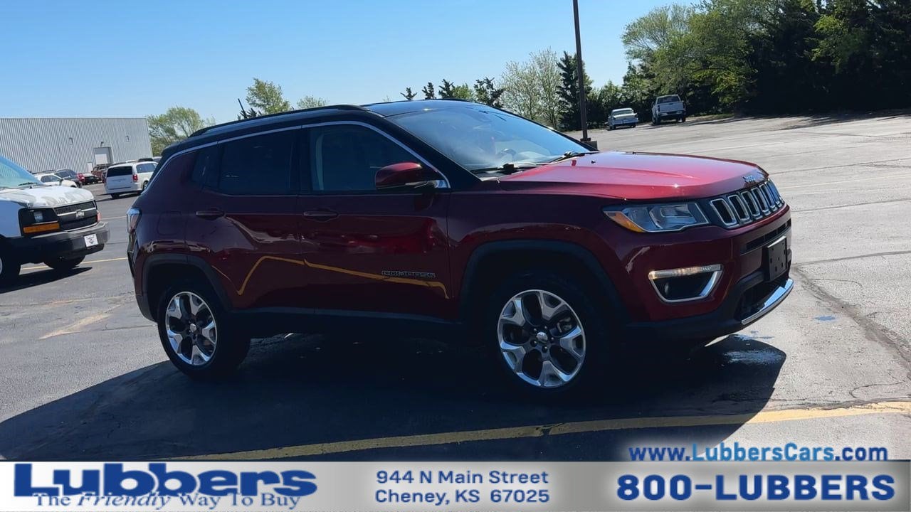 Used 2021 Jeep Compass Limited with VIN 3C4NJDCB9MT603075 for sale in Cheney, KS