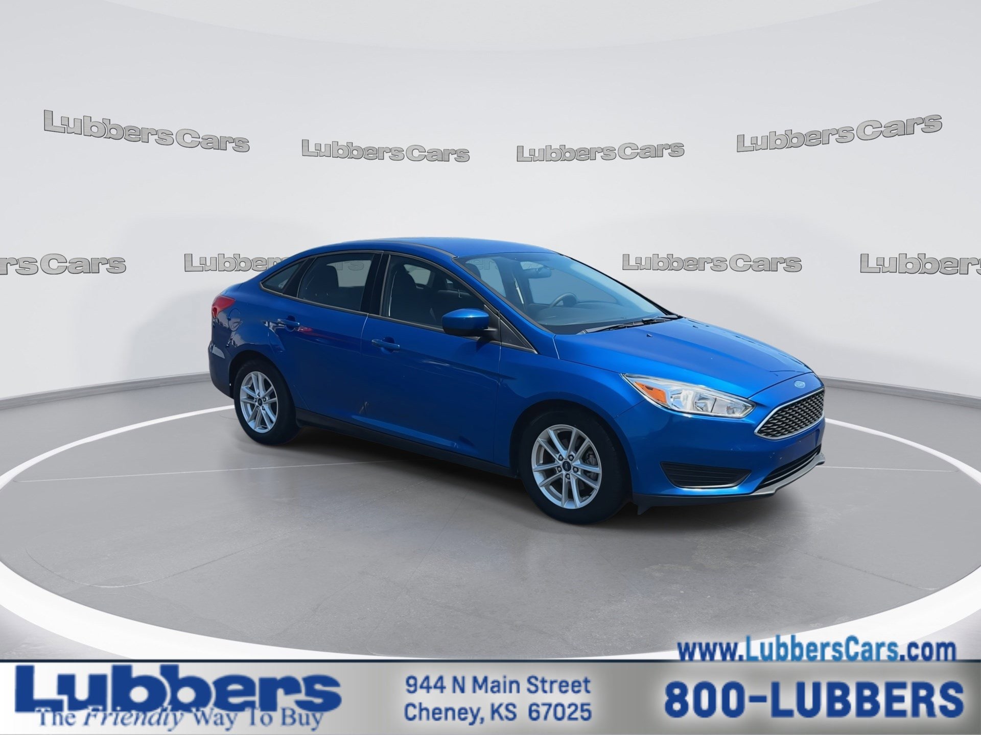Used 2018 Ford Focus SE with VIN 1FADP3F26JL328293 for sale in Cheney, KS