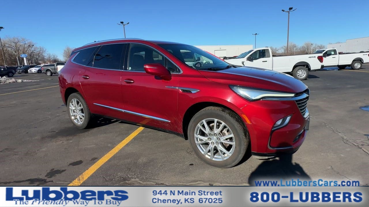 Used 2022 Buick Enclave Premium with VIN 5GAERCKW2NJ117063 for sale in Cheney, KS