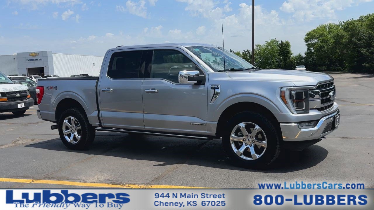 Used 2023 Ford F-150 Lariat with VIN 1FTFW1ED3PFB14320 for sale in Cheney, KS