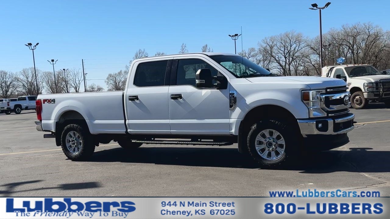 Used 2021 Ford F-250 Super Duty XLT with VIN 1FT7W2B6XMED63831 for sale in Cheney, KS