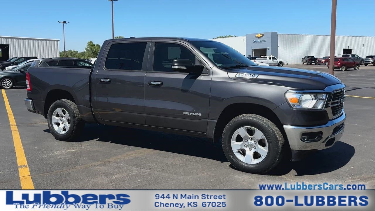 Used 2019 RAM Ram 1500 Pickup Big Horn/Lone Star with VIN 1C6SRFFT4KN856255 for sale in Cheney, KS