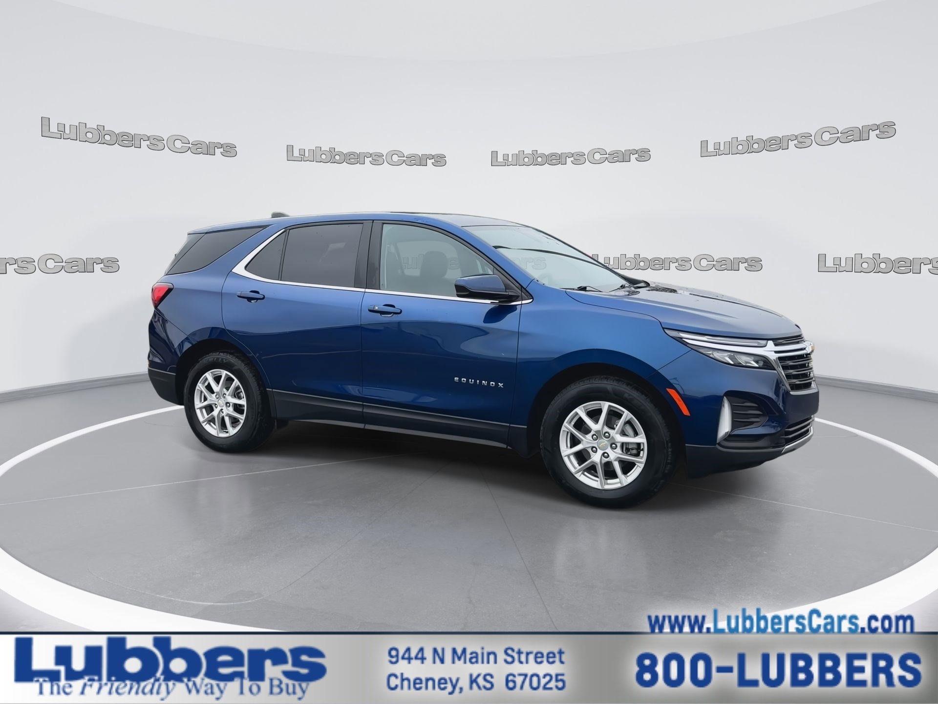 Used 2022 Chevrolet Equinox LT with VIN 2GNAXKEV8N6114799 for sale in Cheney, KS
