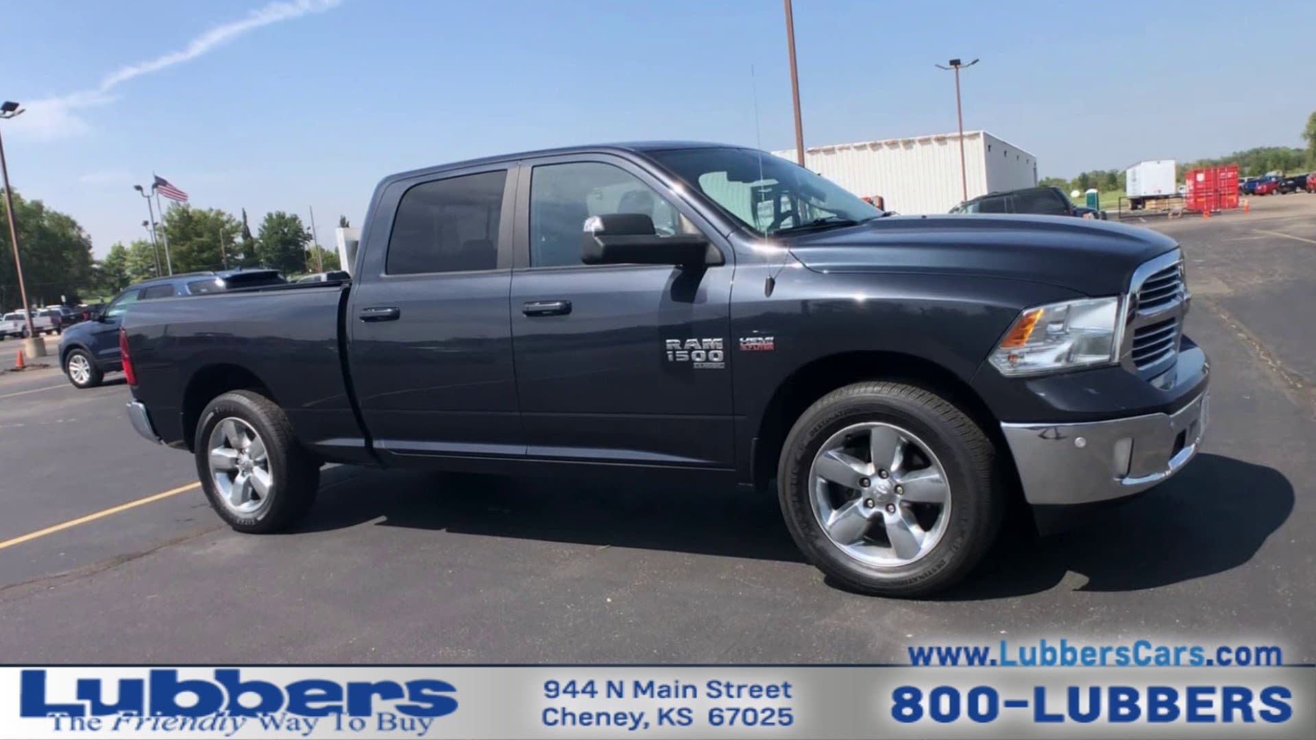 Used 2019 RAM Ram 1500 Classic Big Horn with VIN 1C6RR6TT4KS694292 for sale in Cheney, KS