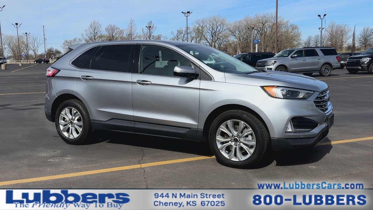 Used 2023 Ford Edge Titanium with VIN 2FMPK4K92PBA17754 for sale in Cheney, KS