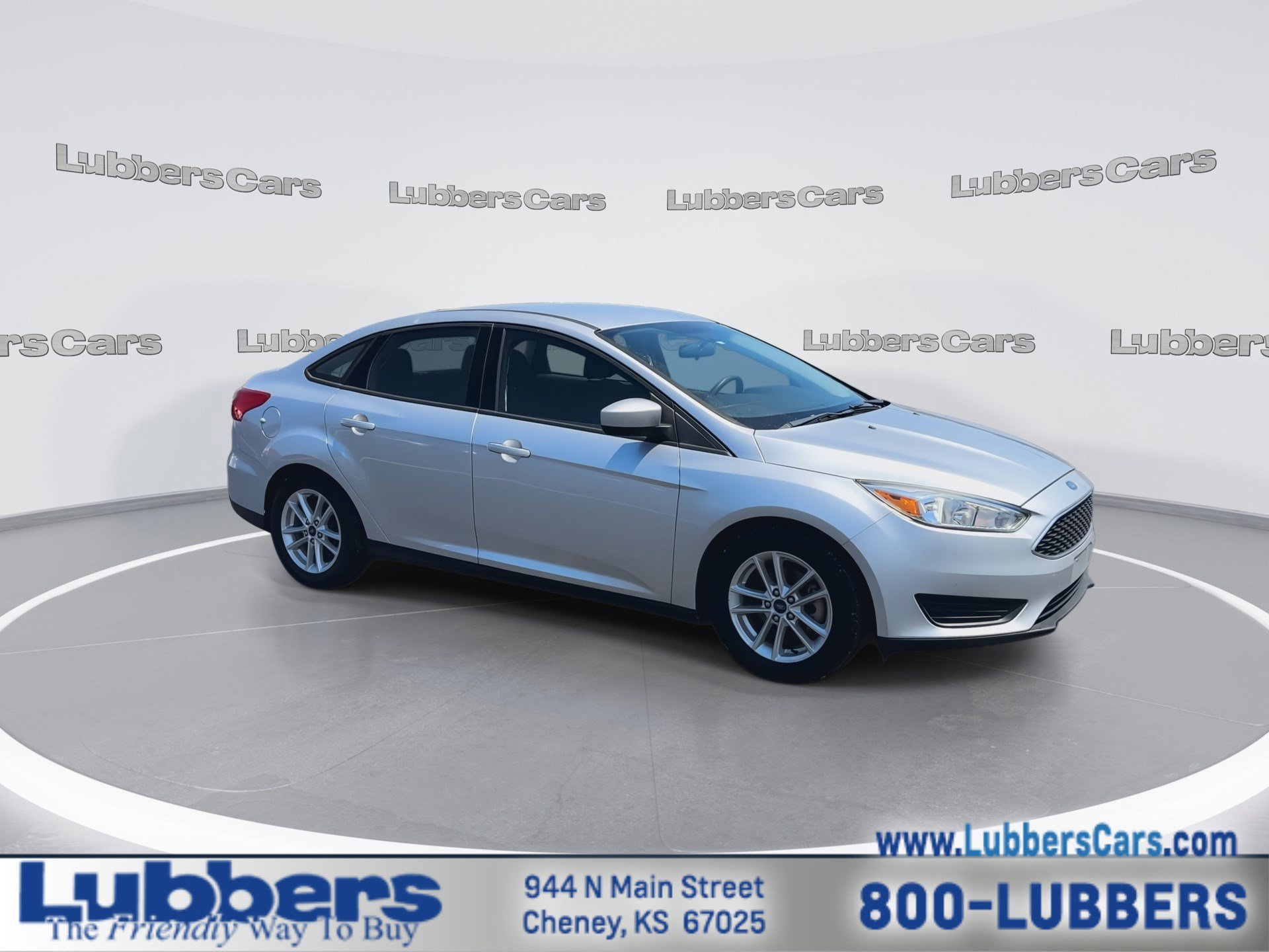 Used 2018 Ford Focus SE with VIN 1FADP3F28JL328294 for sale in Cheney, KS