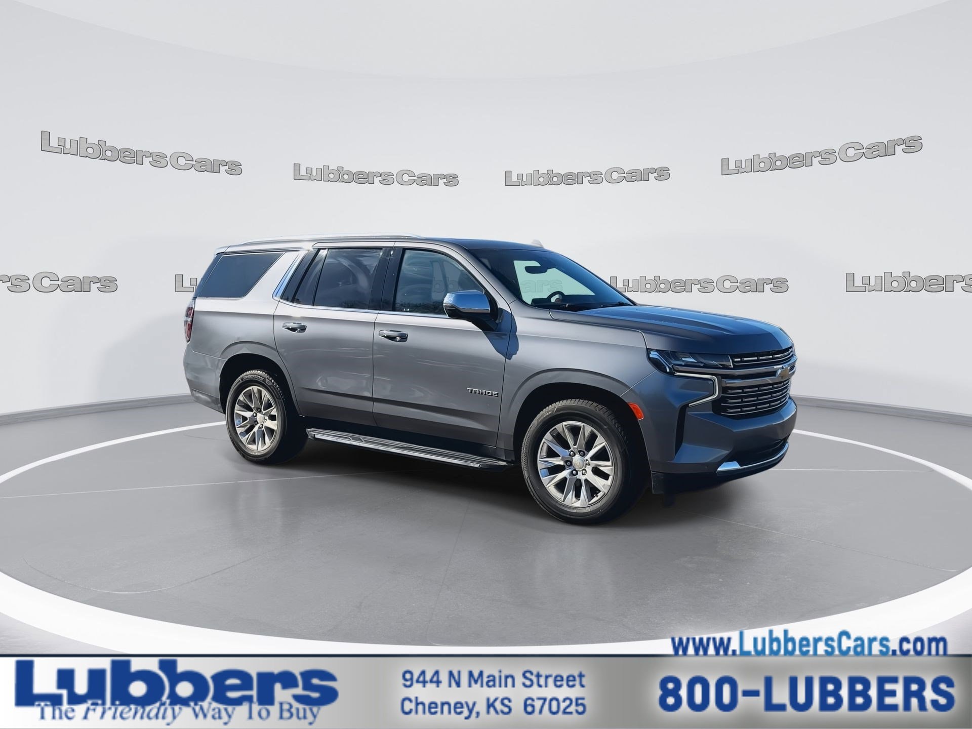 Used 2021 Chevrolet Tahoe Premier with VIN 1GNSKSKD9MR134206 for sale in Cheney, KS