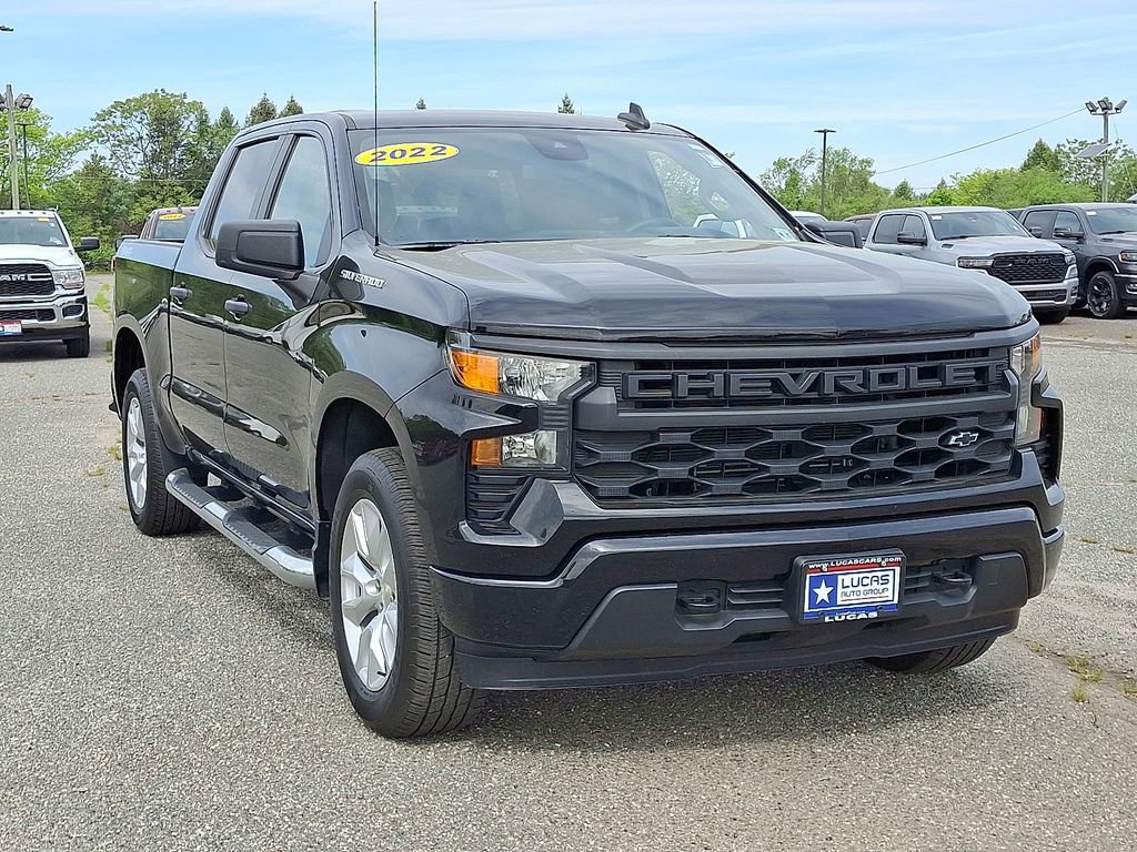 Used 2022 Chevrolet Silverado 1500 Custom with VIN 1GCPDBEKXNZ571698 for sale in Lumberton, NJ